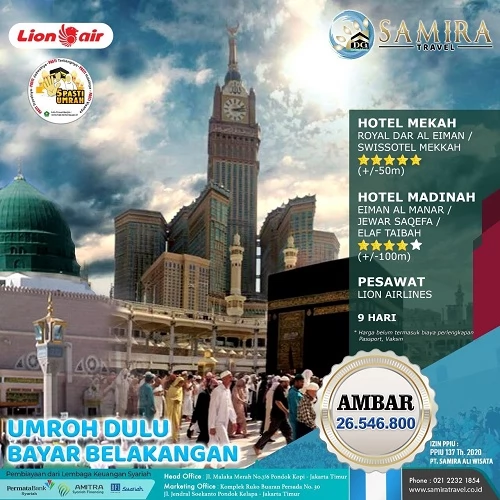 Paket Umroh Hotel Bintang 5 November 2023